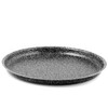 Home Stone Round Pizza Pan, Non-stick Coating, Stone. Charcoal, 36
