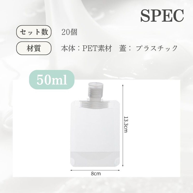I'm so happy Travel Bottle Refill Containers Mini Pouches Travel