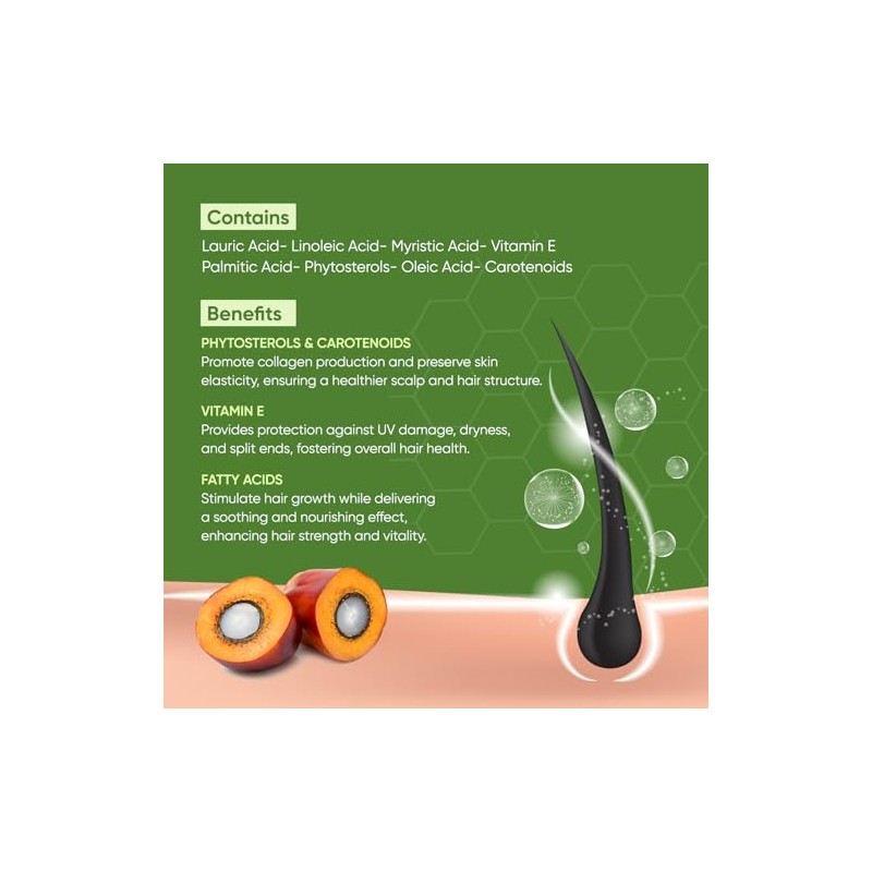 Le’phoqua Batana Oil for Hair: 100% Natural, Raw, Pure, Unrefined