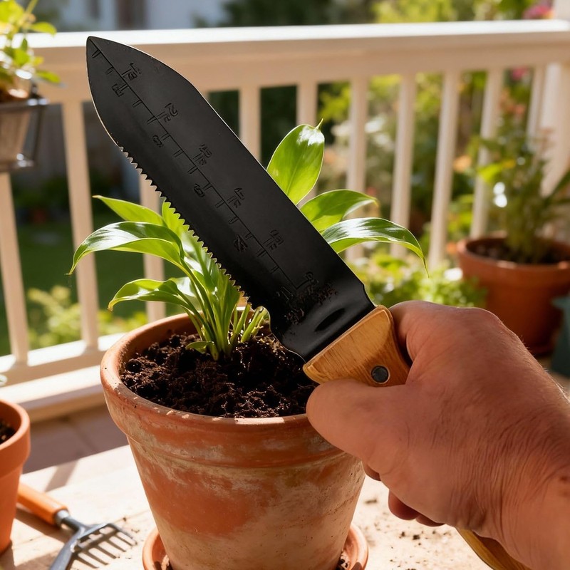 Pala Jardinería Multifuncional LUNA PARK con Cuchillo Sierra y Funda