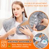 Mia&Coco Electric Heating Pad for Back Neck and Shoulders (Grey,