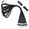 Segus Lanyard with safety clasp, black