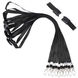 Segus Lanyard with safety clasp, black