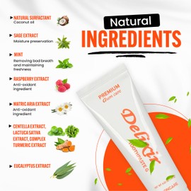 Delixir G. Total Gum Care for Bleeding Gums. Rapid Relief Sensitive Teeth. SLS Free Natural Ingredients. Made by Dentists.