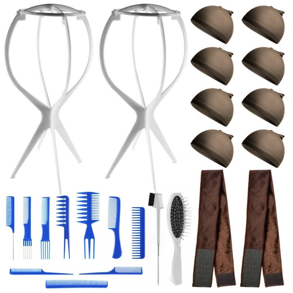 Wig Aisle (Wk014 - 2-wig Stand, 2-wig Grip, 8-wig Caps,