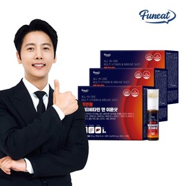 22-Type All-in-One Multivitamin & Immune Shot Milk Thistle 3 Boxes (30 Bottles) High-Concentration Liquid Vitamin / 22종 올인원 멀티비타민 앤 이뮨샷 밀크씨슬 3박스 (30병) 고함량 액상비타민