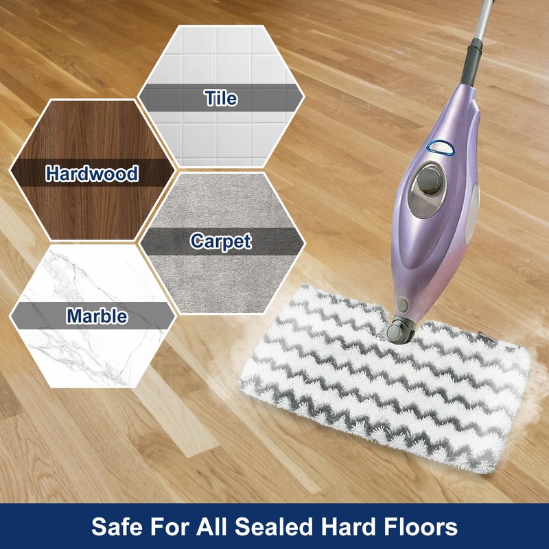 6 Pack Steam Mop Replacement Pads for Shark S3500 Series
