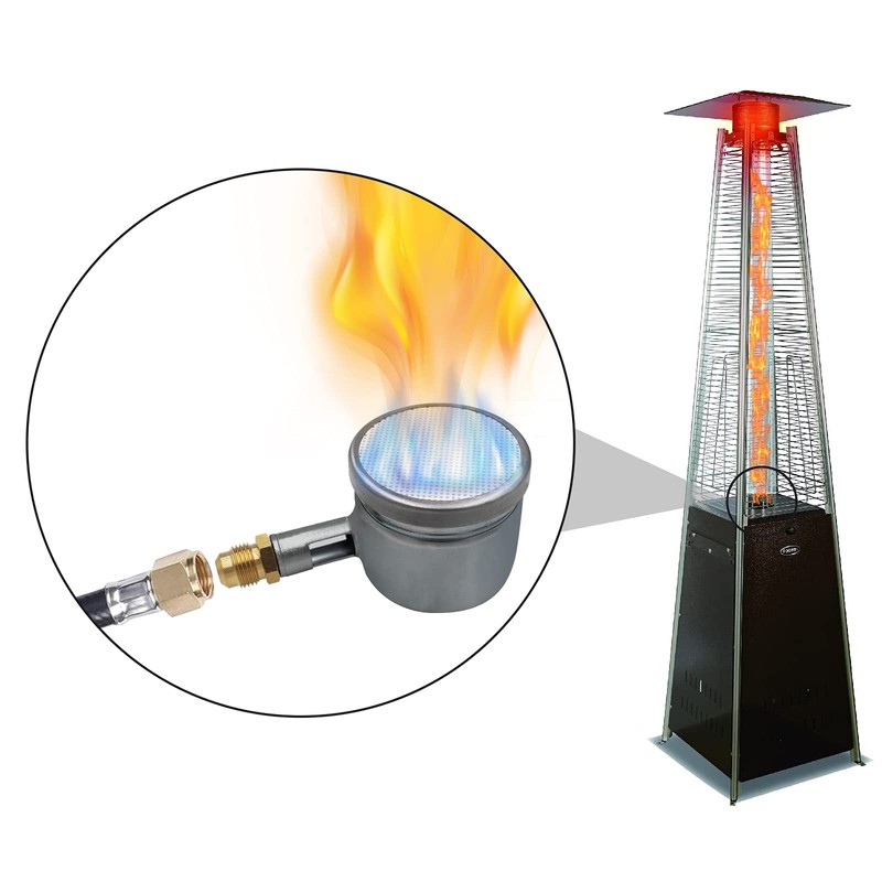 MENSI Outdoor Propane LP Gas Glass Tube Patio Heater Parts