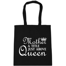 Hippowarehouse mother, a title just above queen Tote Shopping Gym Beach Bag 42cm x38cm,10 litres