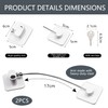 Pack of 2 Fridge Lock for Child Safety – Fridge