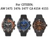Rubber Strap compatible with Citizen AW1475 1476 1477 CA4154 4155