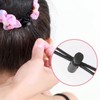 4PCS Girls Ballet Bun Covers Flower with Pearl Shaped Dance