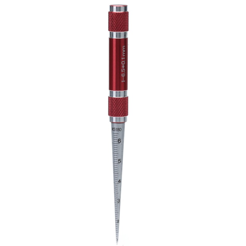Aperture Gauge Tapered Hole Ruler Stainless Steel Inner Hole Diameter