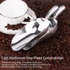 12 Oz Cast Aluminum Bar Ice Scoop, Dry Bin Scoop,