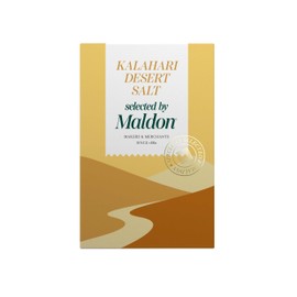 Kalahari Desert Salt, selected by Maldon - Selected by Our Seasoned Experts - Naturally Coarse Salt Harvested from Kalahari Desert - Perfect for a Wide Range of Dishes - Fantastic Flavour 8.5 oz box