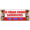 ICE Cream Cookie Sandwiches Build Your OWN Banner Sign Sundae