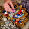Curawood Lotus Crystal Tray for Stones - Display Your Crystals