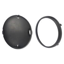 Riloer Motorcycle Headlight Housing Headlight Cover Holder Retro Headlight Housing