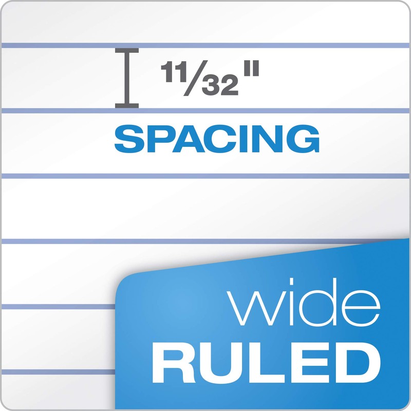 Oxford 1-Subject Notebook, 8 x 10-1/2, Wide Rule, 70 Sheets