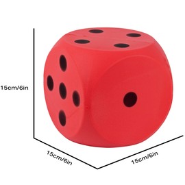 First-Play Foam Dice, Red, 15 cm