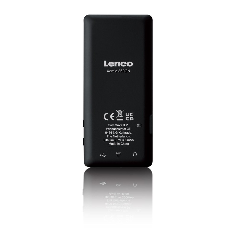 Lenco Xemio-860GN - MP3/MP4 Player with Bluetooth and 8 GB