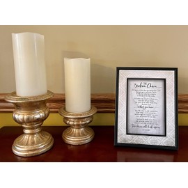 DEXSA Broken Chain Wood Frame Plaque - Made in the USA - 6.5"x8.5" Wall & Tabletop Decoration | Easel & Hanging Hook | The Broken Chain. We little knew that morning that God was going to call your name