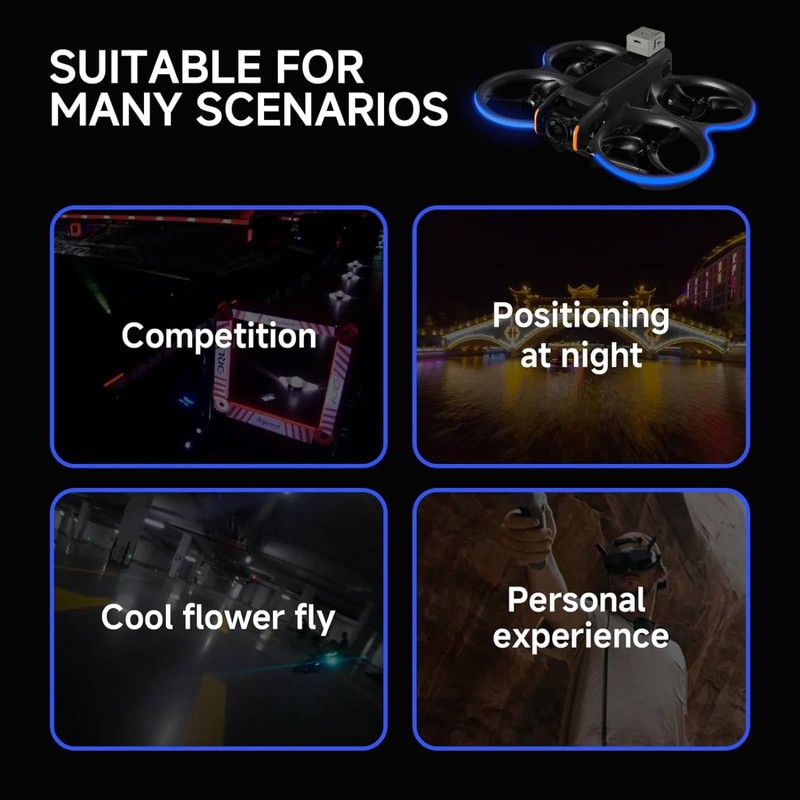 LED Light Strip for DJI Avata 2 Accessories, Anti Collision
