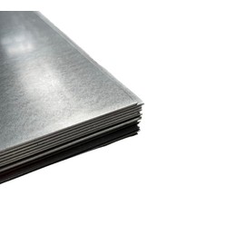 Sheet Metal Strips Cut Steel Sheet Fine Sheet Steel Plate Sheet Metal Strips 1 mm Thickness Galvanised (80 x 1000 mm)