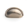 HARMAC HOUSE Cabinet Cup Handles 10 Pack Shell Shape Cupboard
