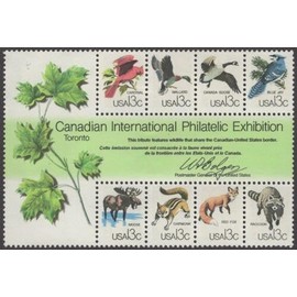 1978 CAPEX Canada Philatelic Sheet of 8 13c Postage Sc# 1757 - MNH, OG