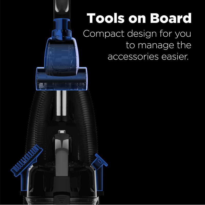 Eureka PowerSpeed Lightweight Upright Vacuum Cleaner for Carpet and Hard