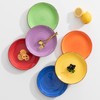 vancasso Bonita Muticolor Salad Plate Set of 6, 7.5 Inch