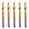 5pcs CNC Router Bits Spiral End Mill Milling Cutter Set