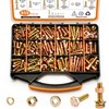 859PCS Grade 8 SAE Bolt Assortment Kit with Storage Box,