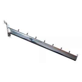 Exhivit Cascada Perno Cromo Para Panel Ranurado (paq. Con 13 Piezas)
