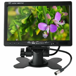 iposter 7'' Dual Backup Camera System and Monitor Parking Kit Night Vision For Truck RV