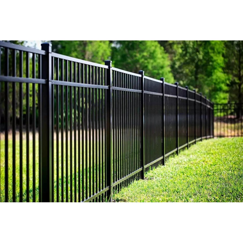 Will Ship-Black Aluminum Fence Panels 48/60", Spear/Smooth Top. Best Pricing.