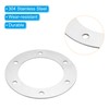 PATIKIL 4" (102mm) ID Duct Connector Flange, Stainless Steel Flat