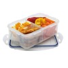 Starfrit LocknLock Plastic Divided Lunch Container - Removable Divider -