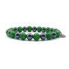 KARDINAL WEIST Hematite Jade Bracelet, Gemstone Beads, Power Stone Jewellery
