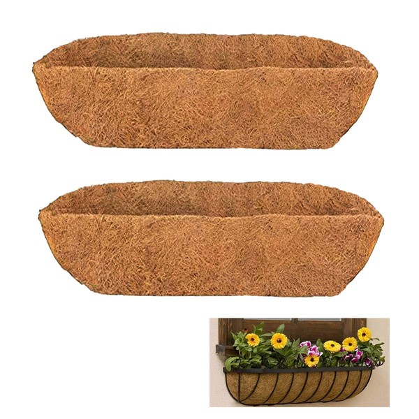 HH-LIFE 2 pcs Pre-formed Molded Coco Liners 24 inch (60cm)