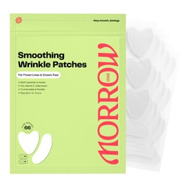 Morrow One - Peptide-Infused Smoothing Wrinkle Patches - Overnight Patches for Smoothing Fine Lines and Wrinkles, Anti Aging Stickers for Crow's Feet, Elevens, Smile Lines (66 Count)