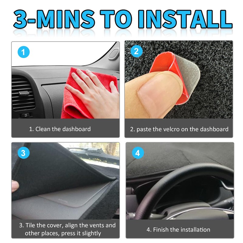 POSAID Dash Cover for 2007-2013 Chevy Silverado