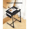 HUANUO TV Tray, Adjustable TV Dinner Tray, 20.5 x 15.4
