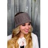 SWAKCouture Messy Bun Headband wrap - Mortar
