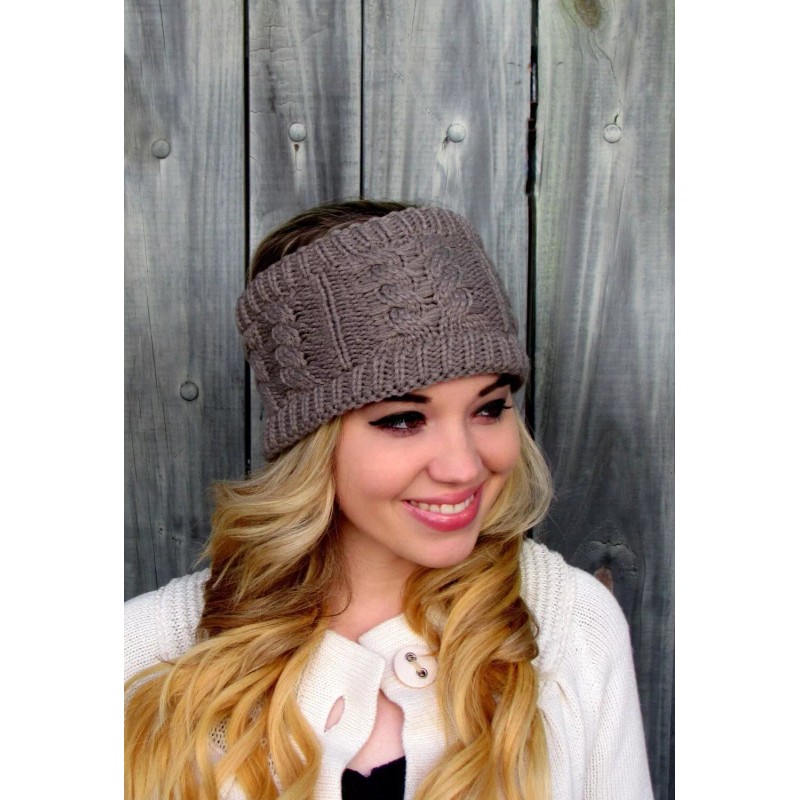 SWAKCouture Messy Bun Headband wrap - Mortar