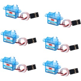 Stemedu 6PCS Micro Server 3.7g GH-S37D Mini Digital Servos Coreless Motor for Aircraft