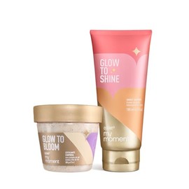 Cyzone - Set My Moment, Crema corporal Femenina Floral Frutal + Exfoliante Corporal, Aroma Dulce y Moderno, Juvenil de Larga Duración, Regalo Ideal pa