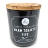 DW Home Warm TOACCO Pipe Wooden Wick Candle 11.5 Ounces