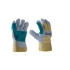 Kavish 6 Pairs Leather Safety Work Gloves for Men and